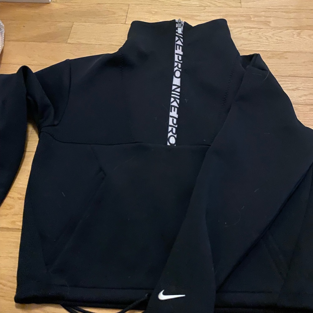 Dry fit high neck hoodie